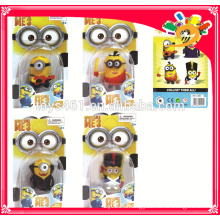 Hot selling plastic action figurines minions jouets méprisables